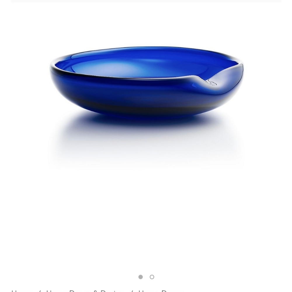 Tiffany and Co. Thumbprint dish by Elisa Peretti